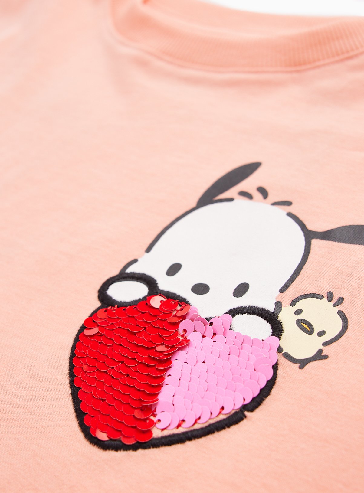 Coral Pochacco Character T-Shirt 9 years - Image 3 thumbnail