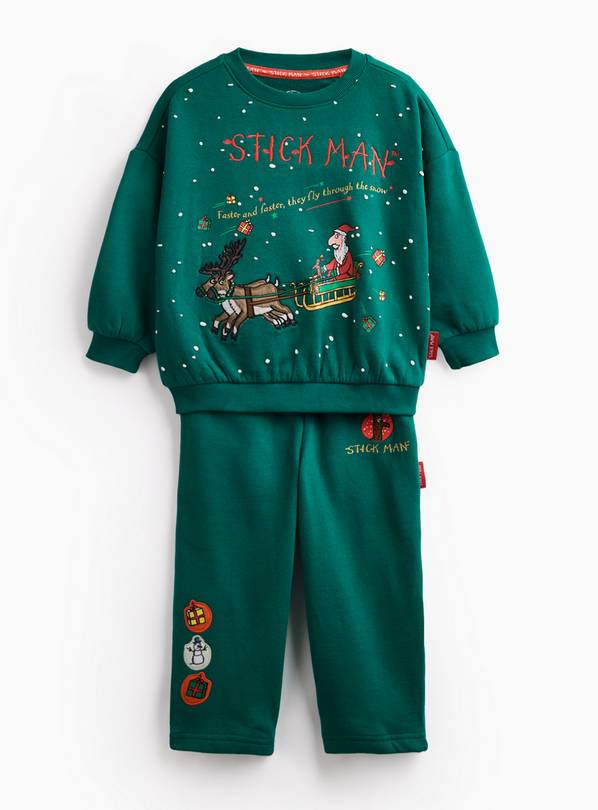 Julia Donaldson Stick Man Christmas Sweat Set 2-3 years