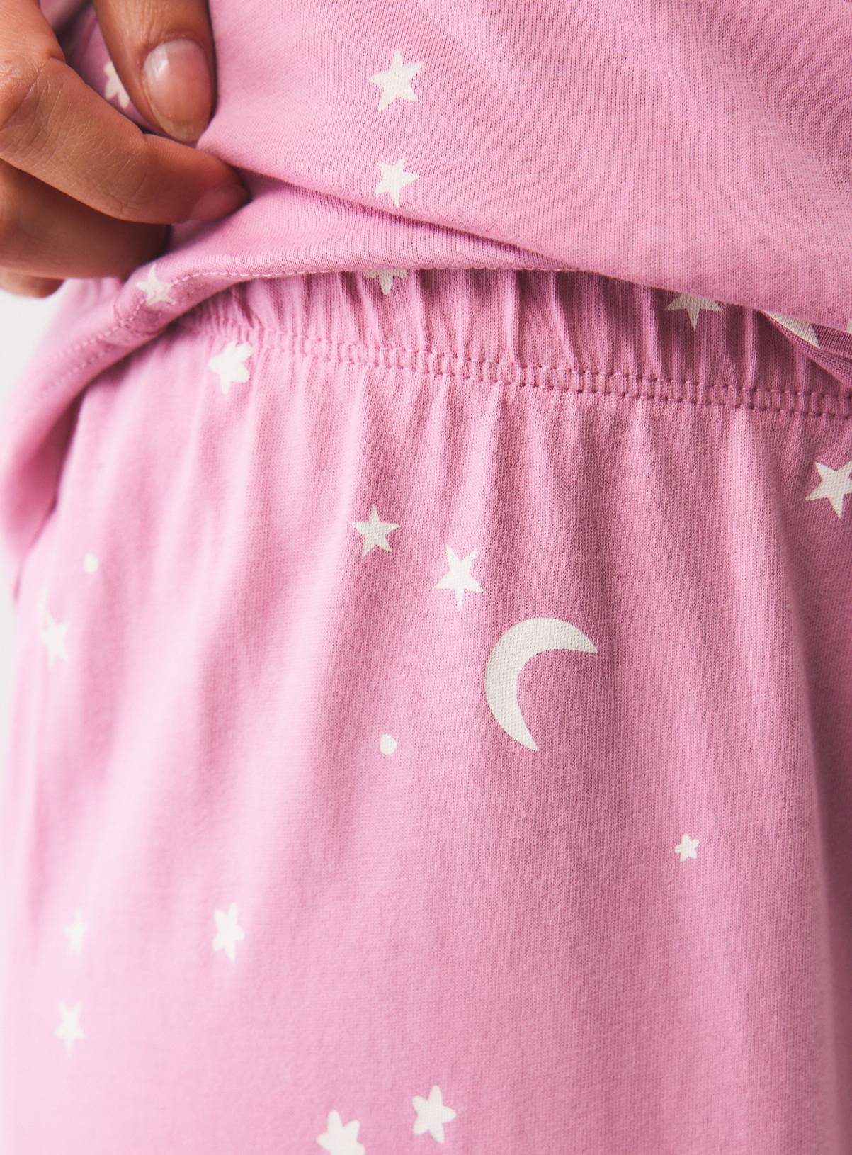 Pink Moon & Stars Long Sleeve Pyjama Set XXL - Image 3