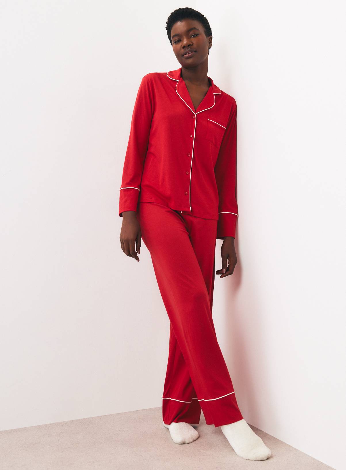 Modal Blend Traditional Pyjama Set XXL - Image 2