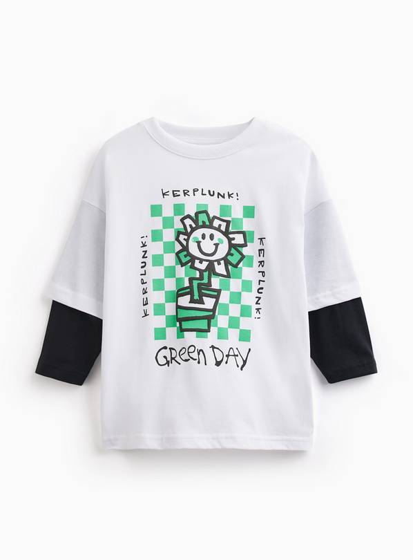 Greenday Mock Sleeve T-Shirt 1-2 years