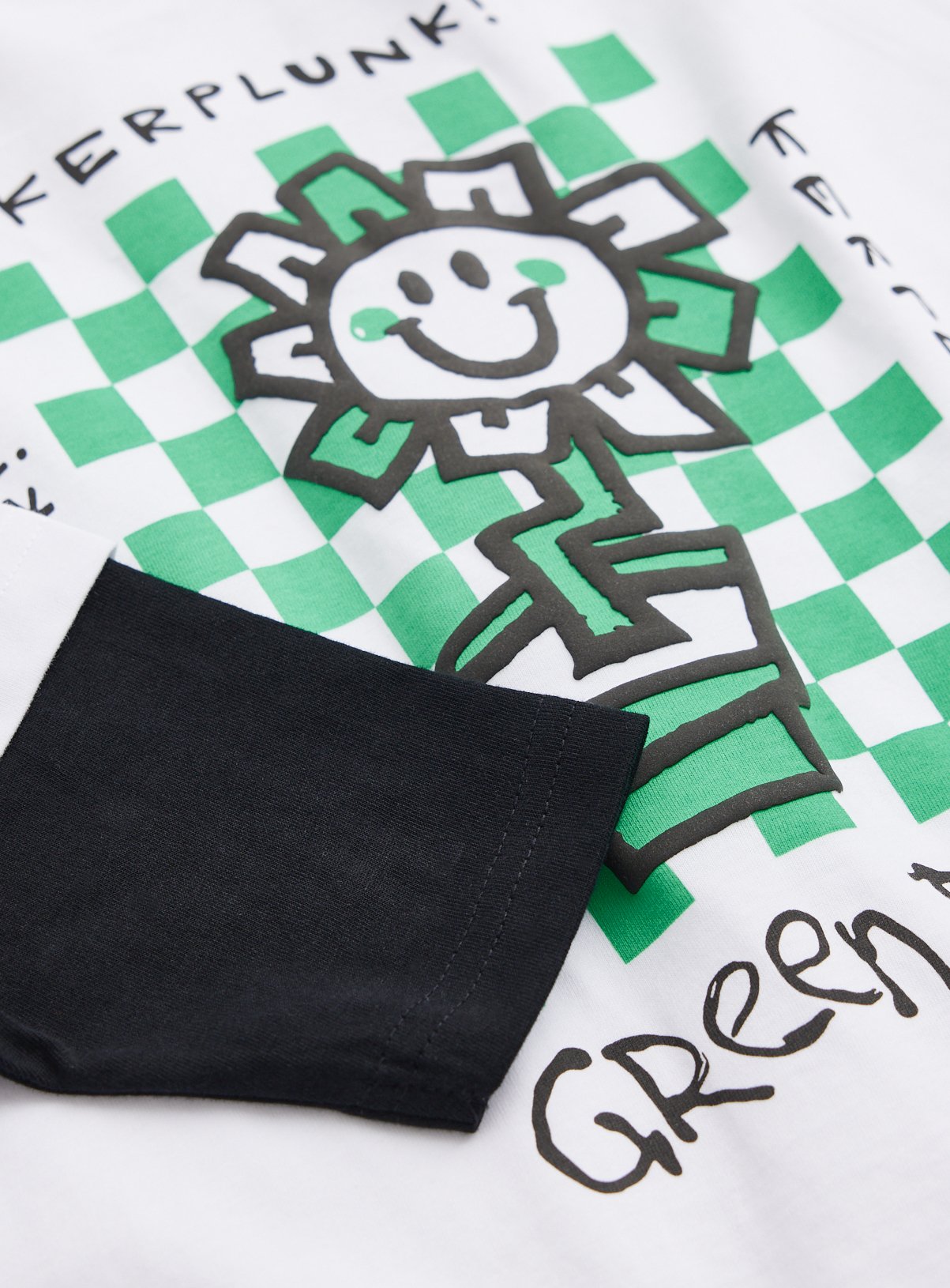 Greenday Mock Sleeve T-Shirt 6-7 years - Image 2 thumbnail