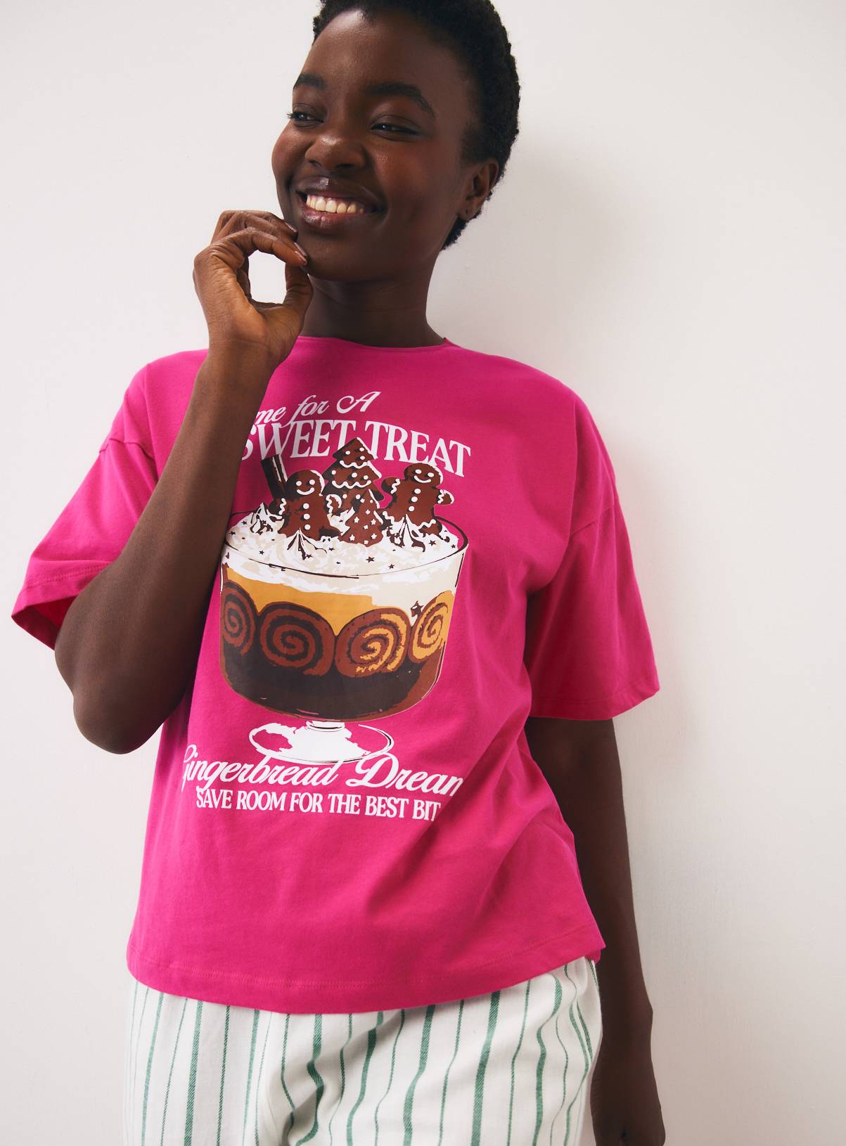 Christmas Sweet Treats Jersey Pyjama Set XXL - Image 1