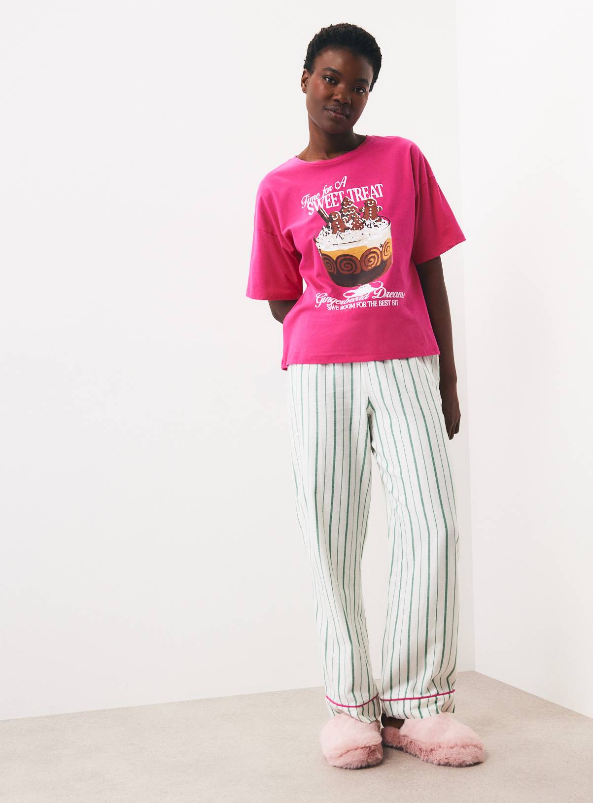 Christmas Sweet Treats Jersey Pyjama Set XXL - Image 2