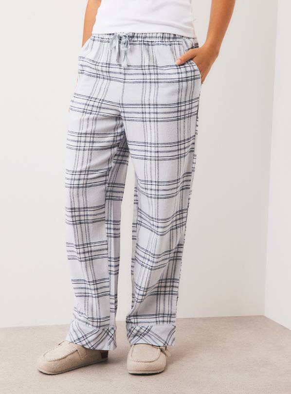 Blue Check Woven Pyjama Bottoms XXL