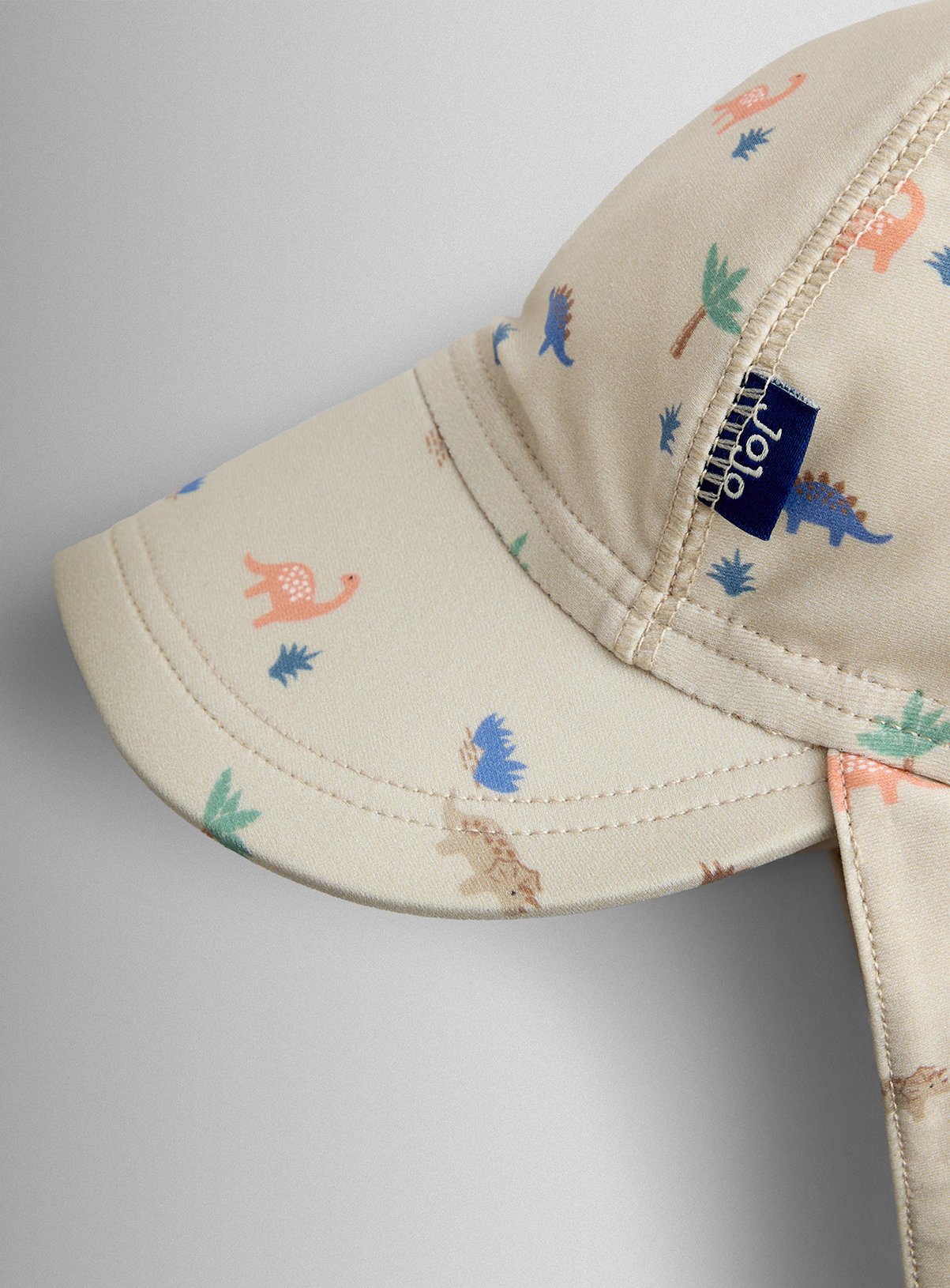 JOJO MAMAN BÉBÉ Dino Motif Sun Protection Hat 3-4 Years - Image 3 thumbnail