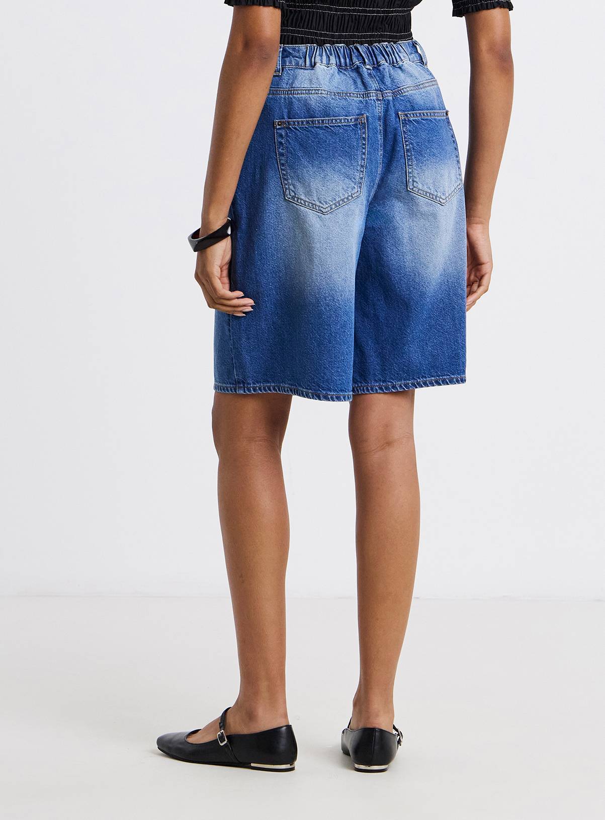 SIMPLY BE  Denim Jorts 32 - Image 2