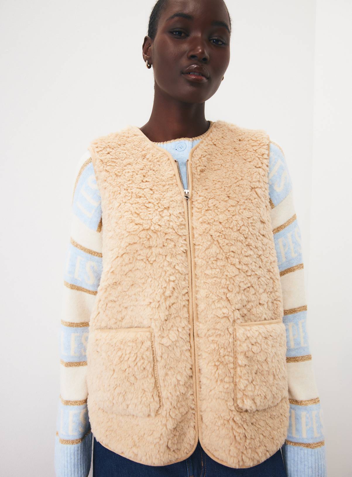 Borg Fleece Gilet XL - Image 1