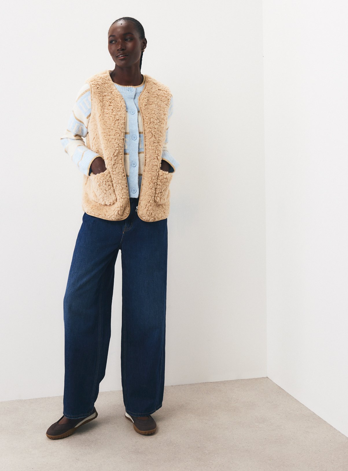 Borg Fleece Gilet XL - Image 2 thumbnail