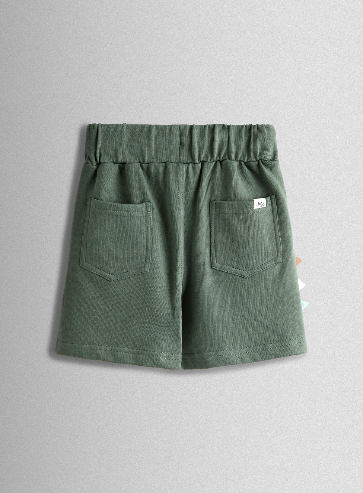 JOJO MAMAN BÉBÉ 2 Pack Dino Applique and Plain Shorts 6-12 months - Image 5 thumbnail