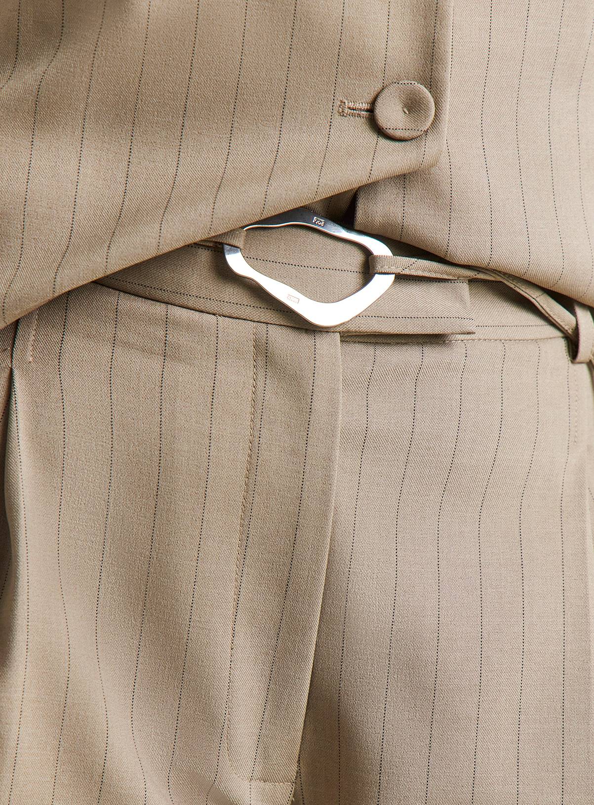 SIMPLY BE Culotte Trousers With Belt Detail 32 - Image 4