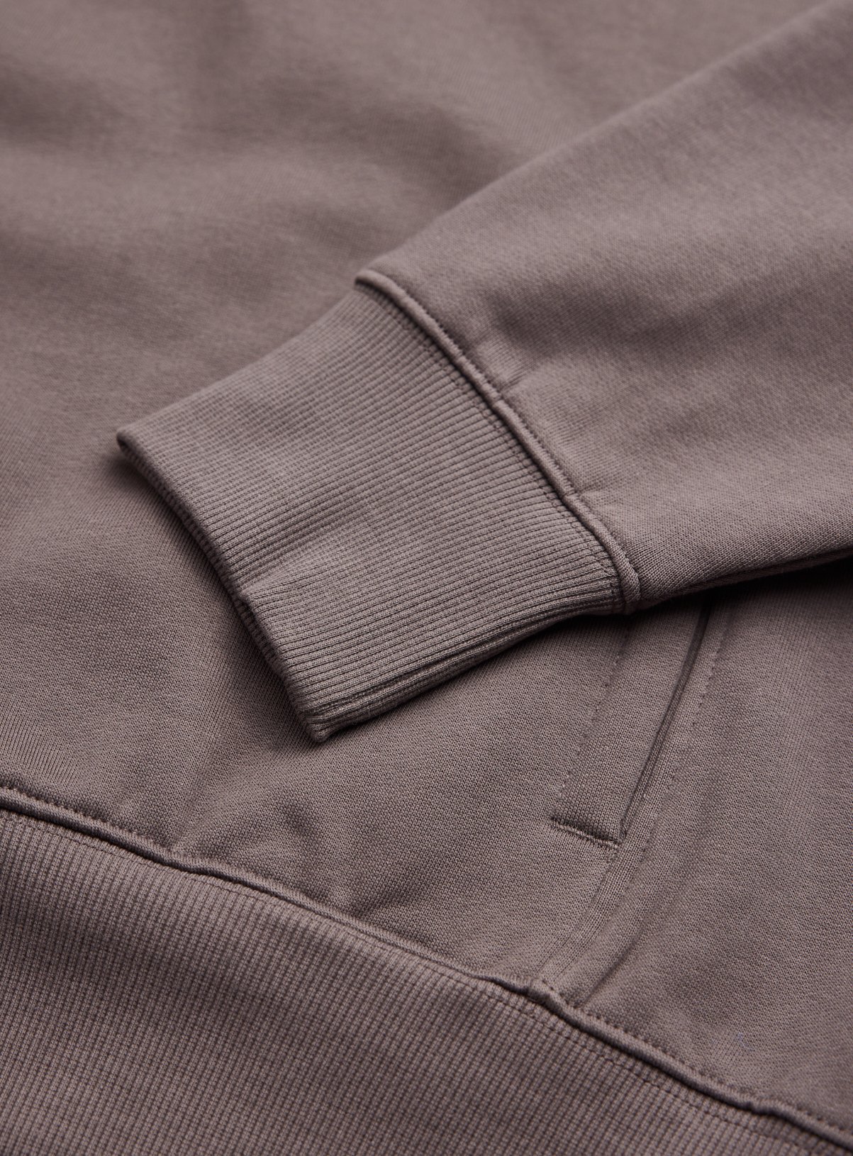Charcoal Collared Popper Sweatshirt M - Image 2 thumbnail