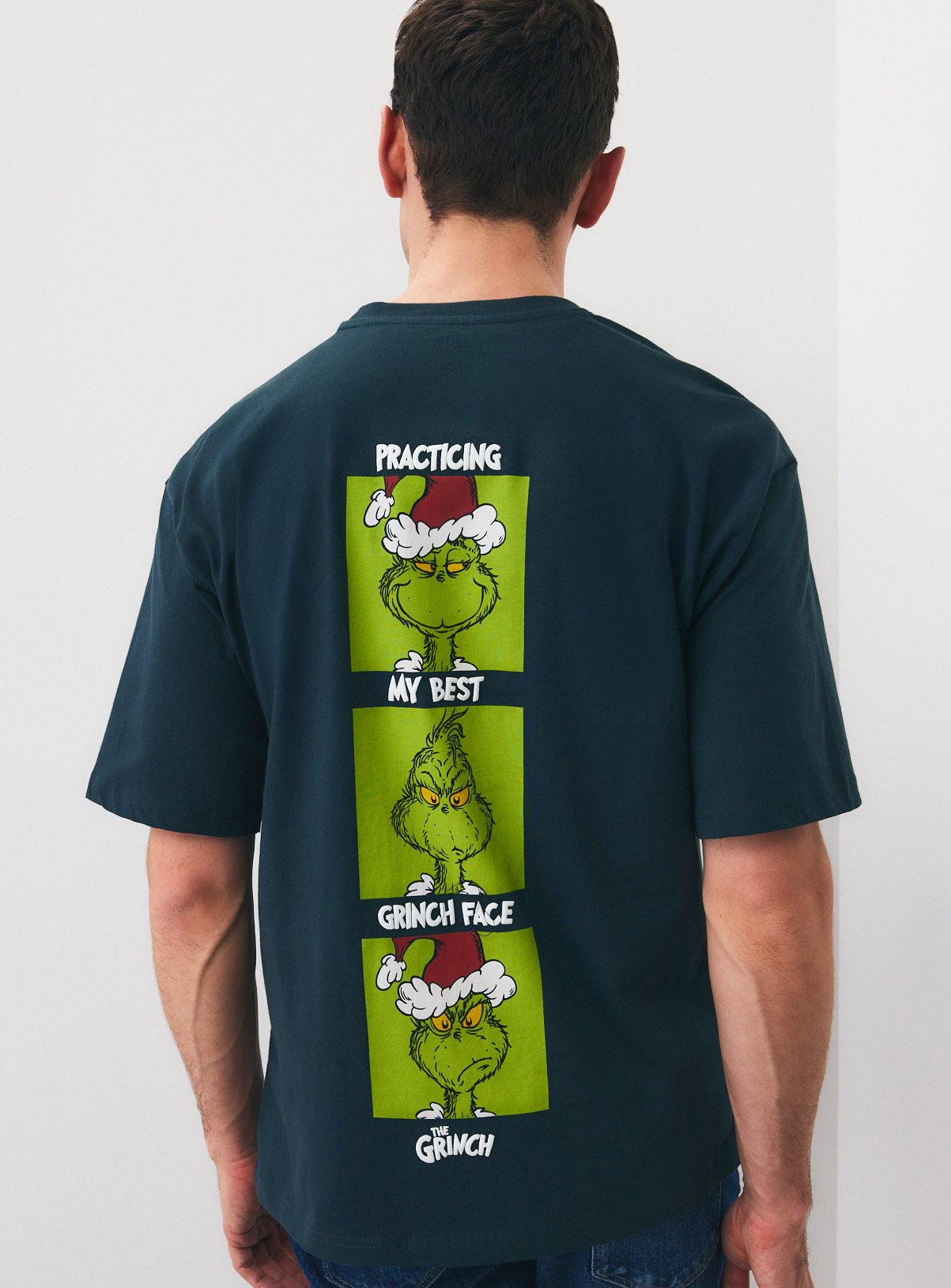 The Grinch Ho Ho No Graphic Print T-Shirt XXXL - Image 5 thumbnail