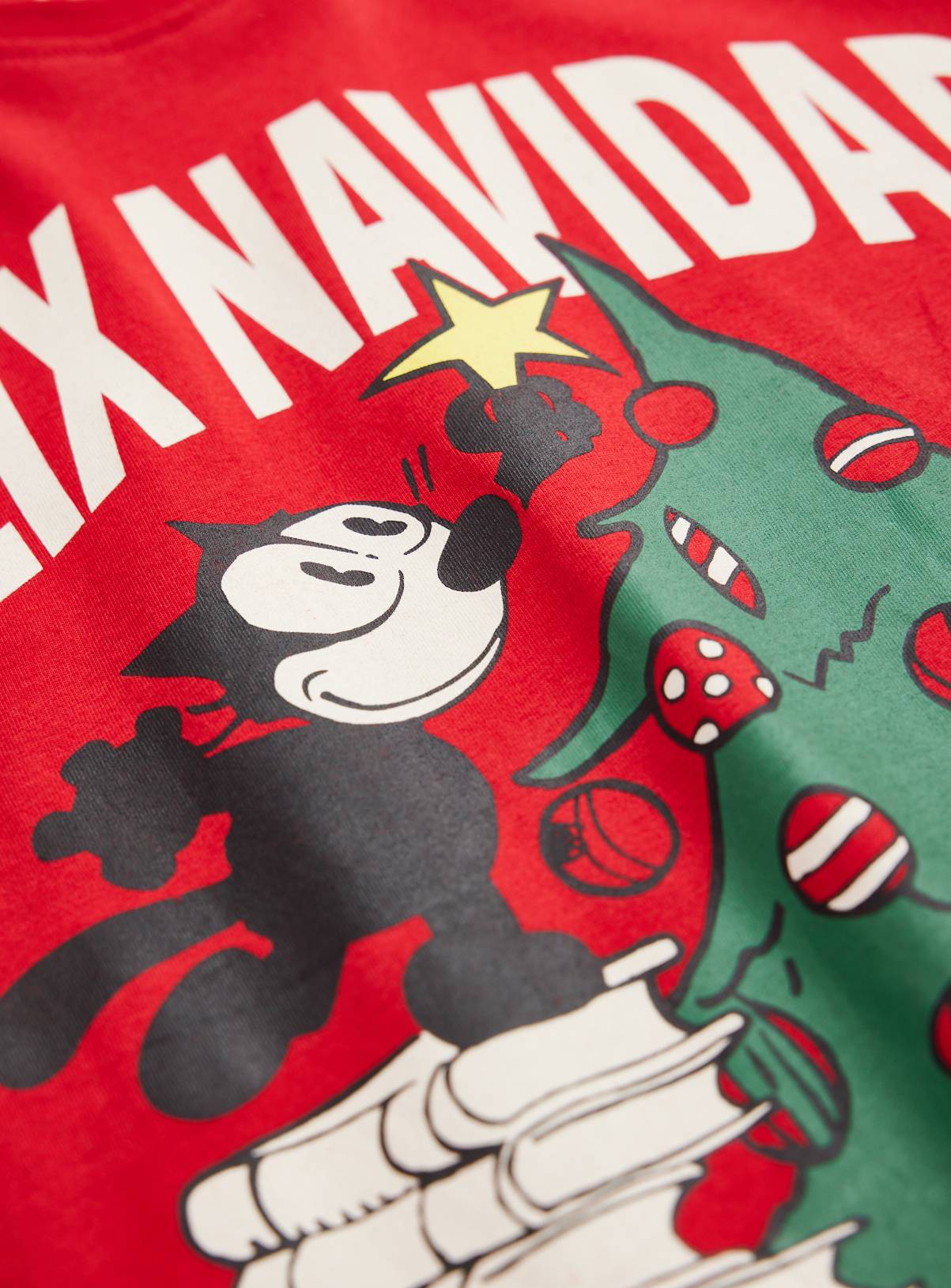 Felix The Cat Felix Navidad Christmas T-Shirt XXL - Image 4