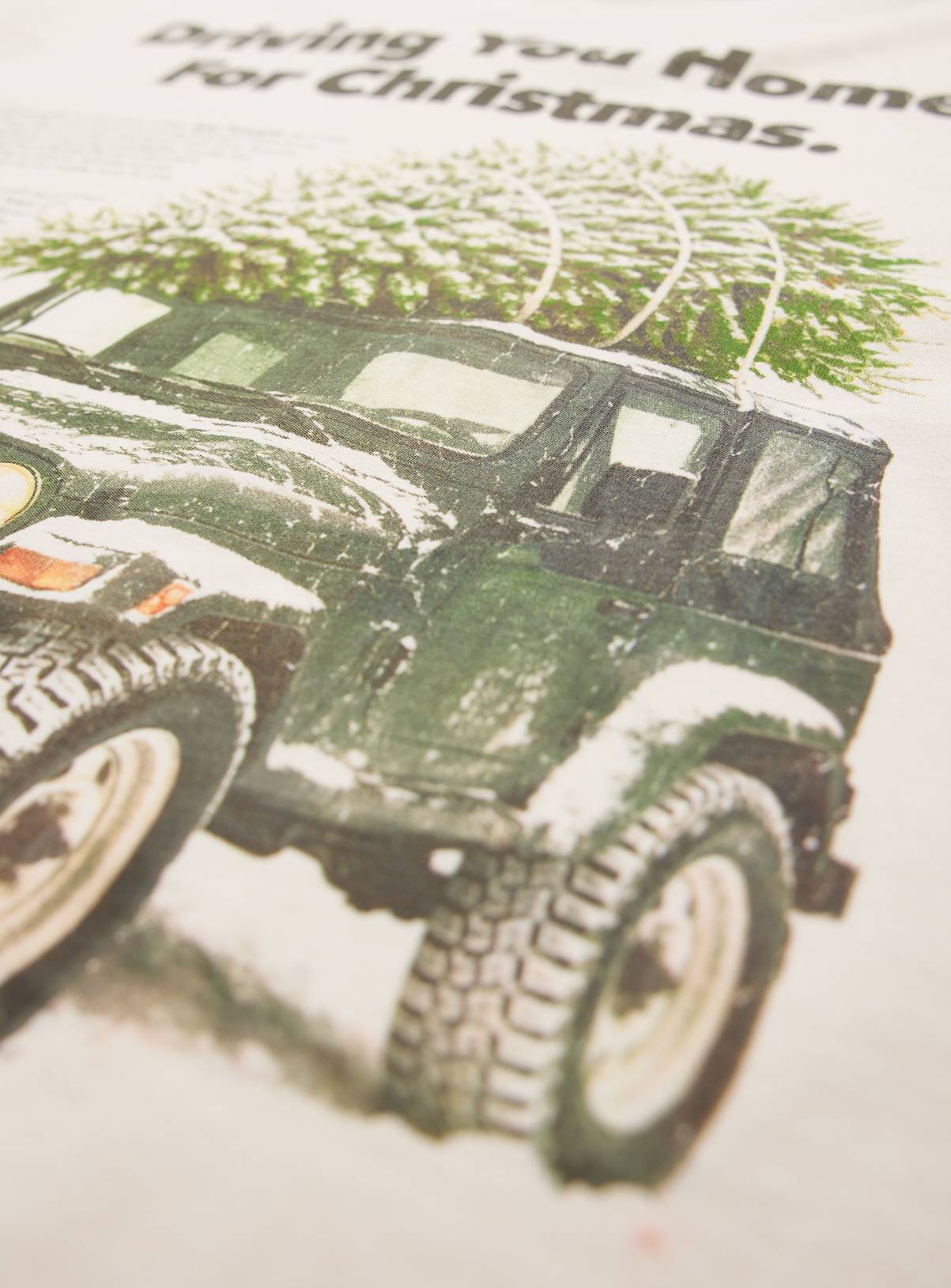 Jeep Driving Home for Christmas Regular Fit T-Shirt M - Image 4