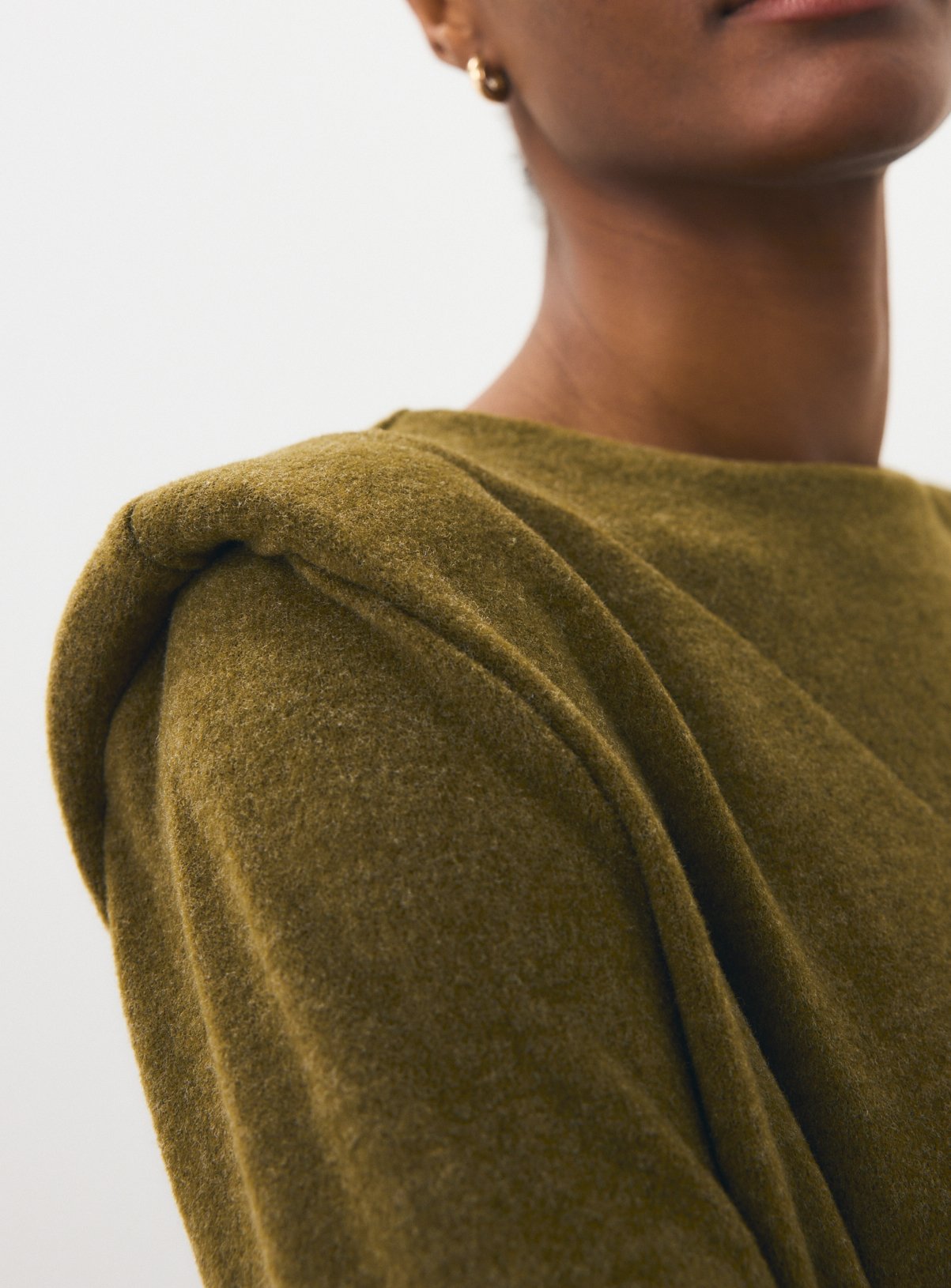 Soft Touch Shoulder Pad Long Sleeve Top 24 - Image 3 thumbnail