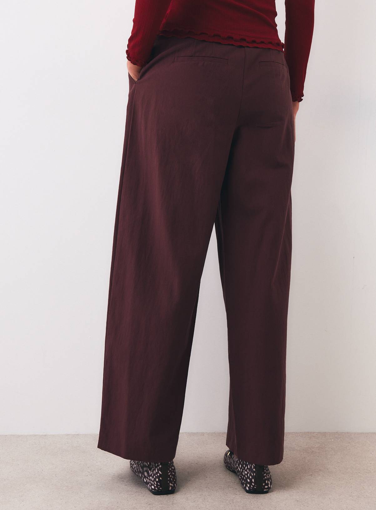 Wrap Front Balloon Leg Trousers 18 - Image 4