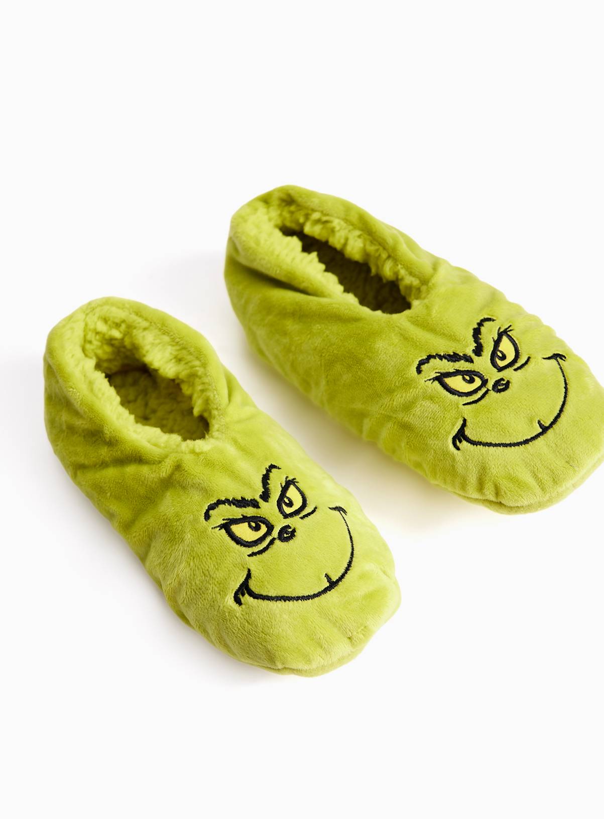 The Grinch Footsie Slippers 6-8.5 - Image 1