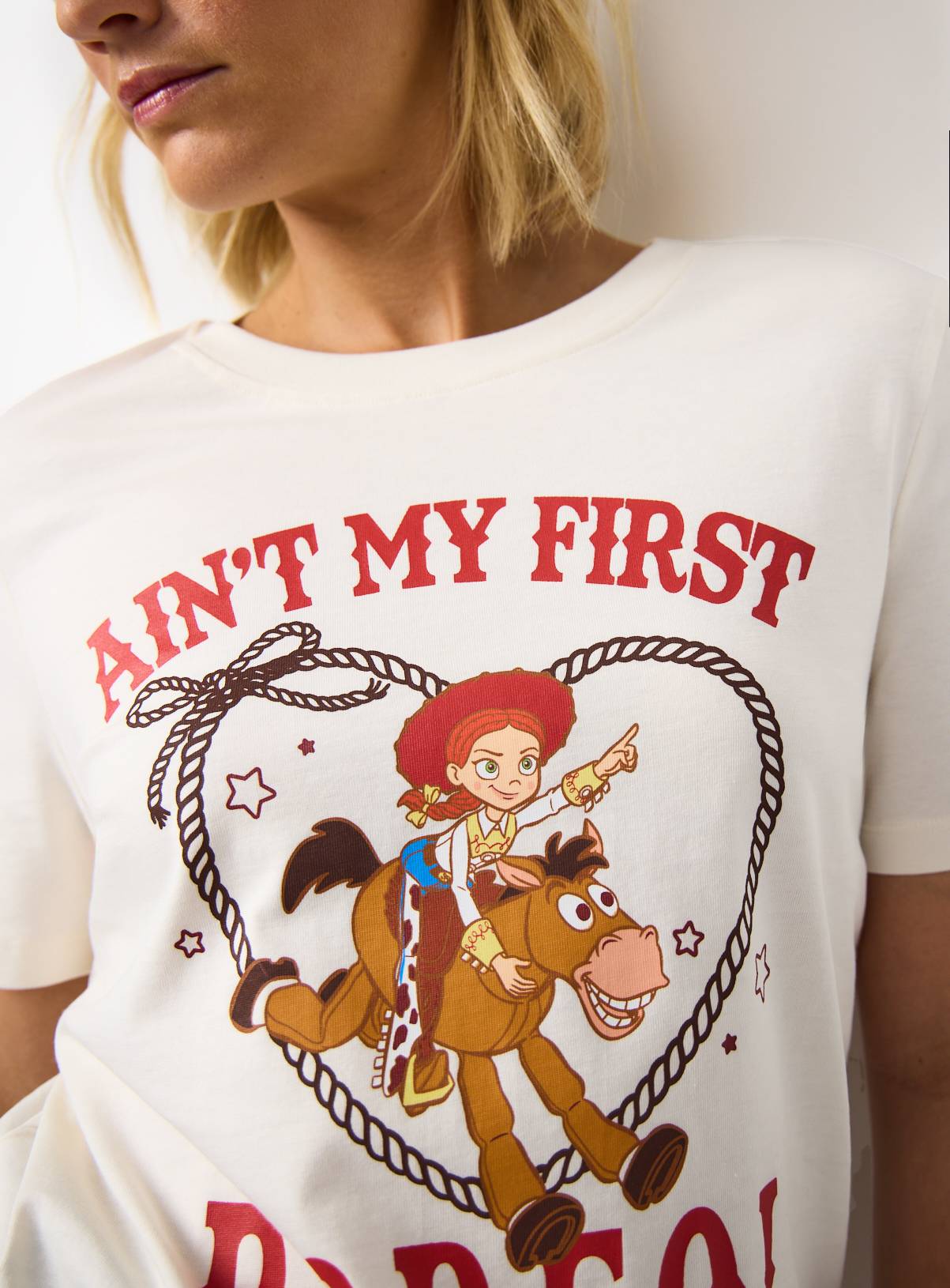 White 'Ain't My First Rodeo' Toy Story Graphic T-Shirt 6 - Image 2