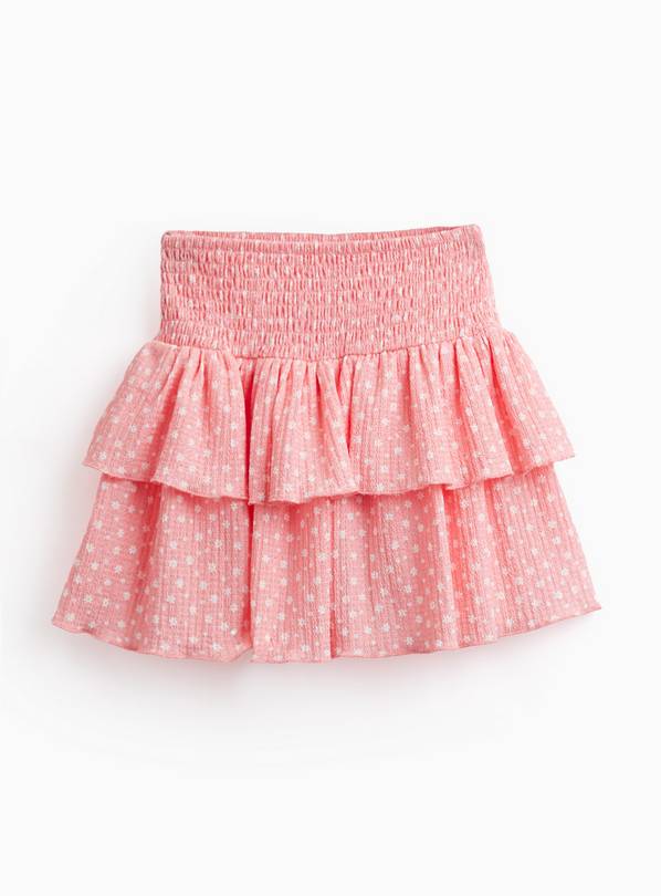 Pink Floral Polka Dot Print Rara Skirt 10 years