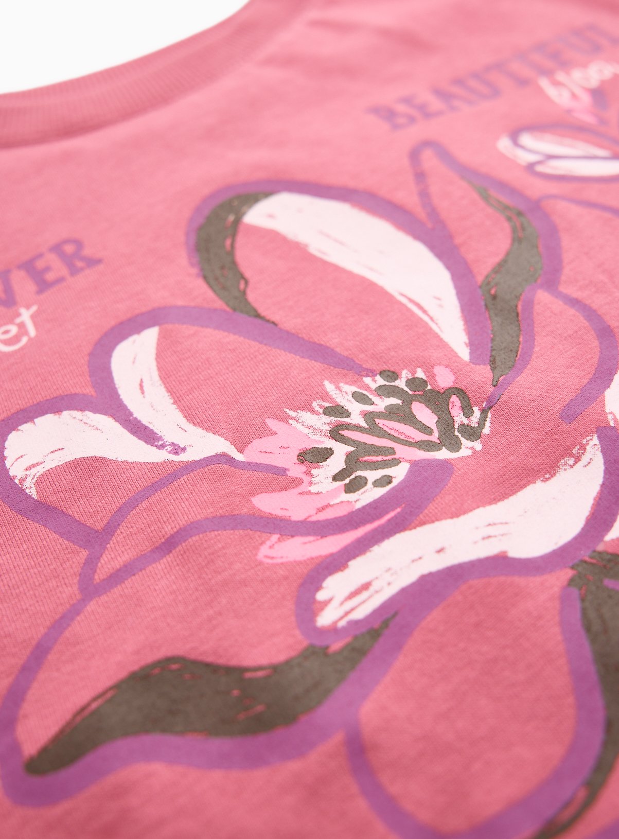 Pink Oversized Paris T-Shirt 10 years - Image 2 thumbnail