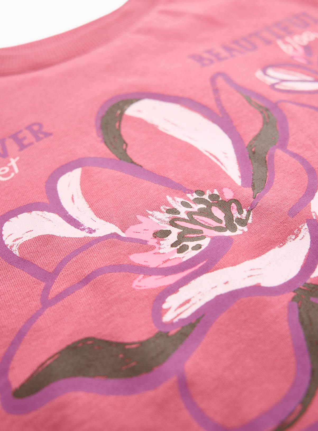 Pink Oversized Paris T-Shirt 10 years - Image 2