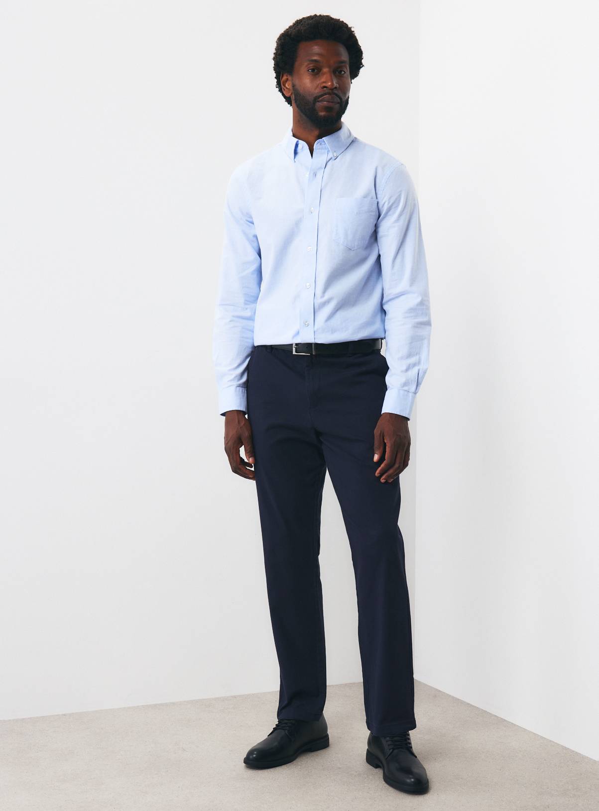 Blue Oxford Shirt XXXL - Image 3