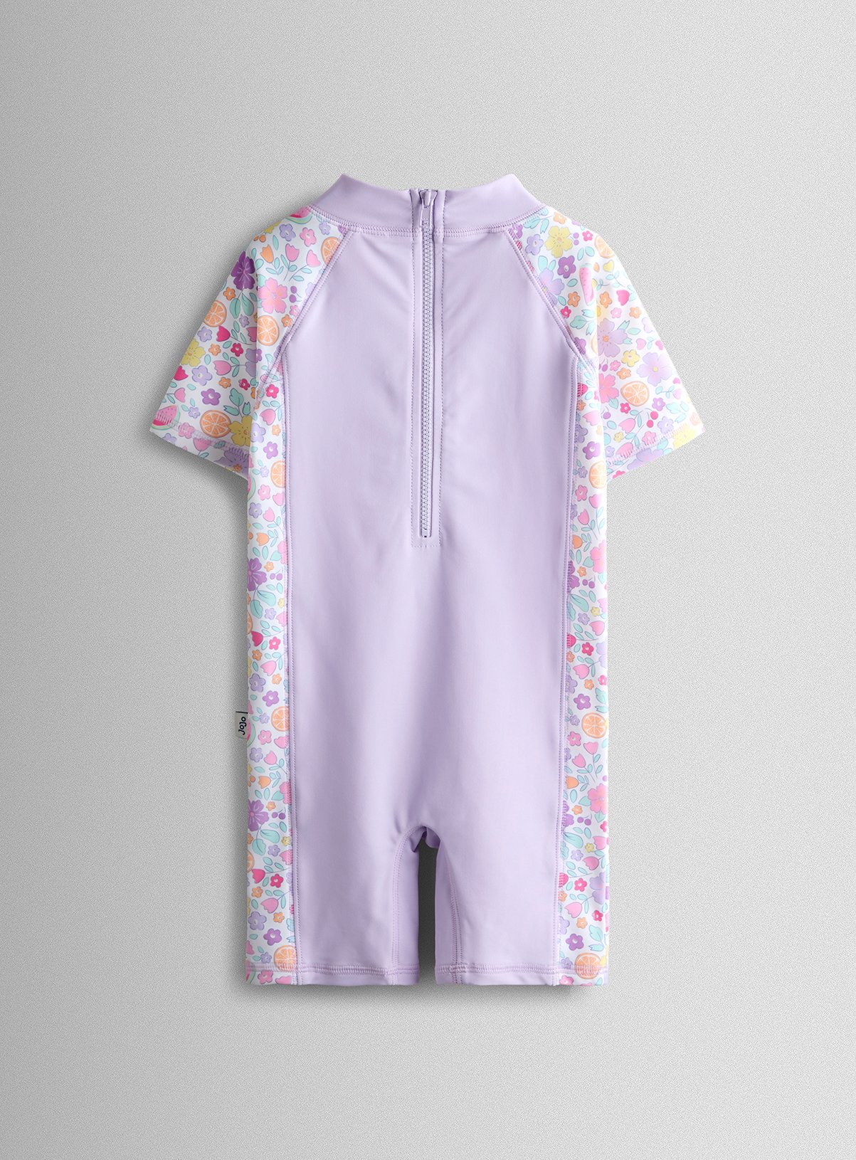 JOJO MAMAN BÉBÉ Neon Fruit Applique All in One Sun Protection Suit 2-3 Years - Image 4 thumbnail