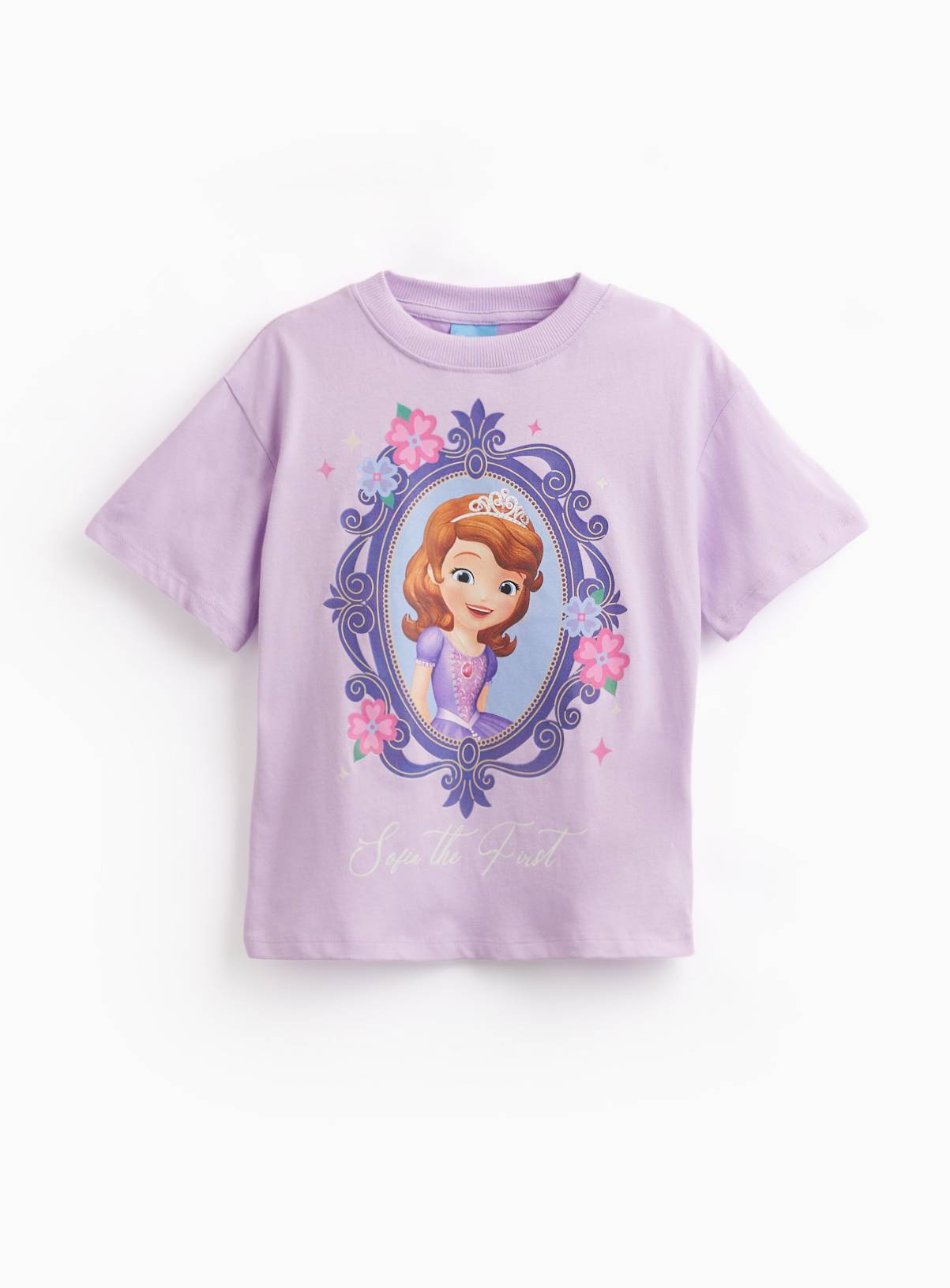 Lilac Disney Sofia Graphic T-Shirt 5-6 years - Image 1