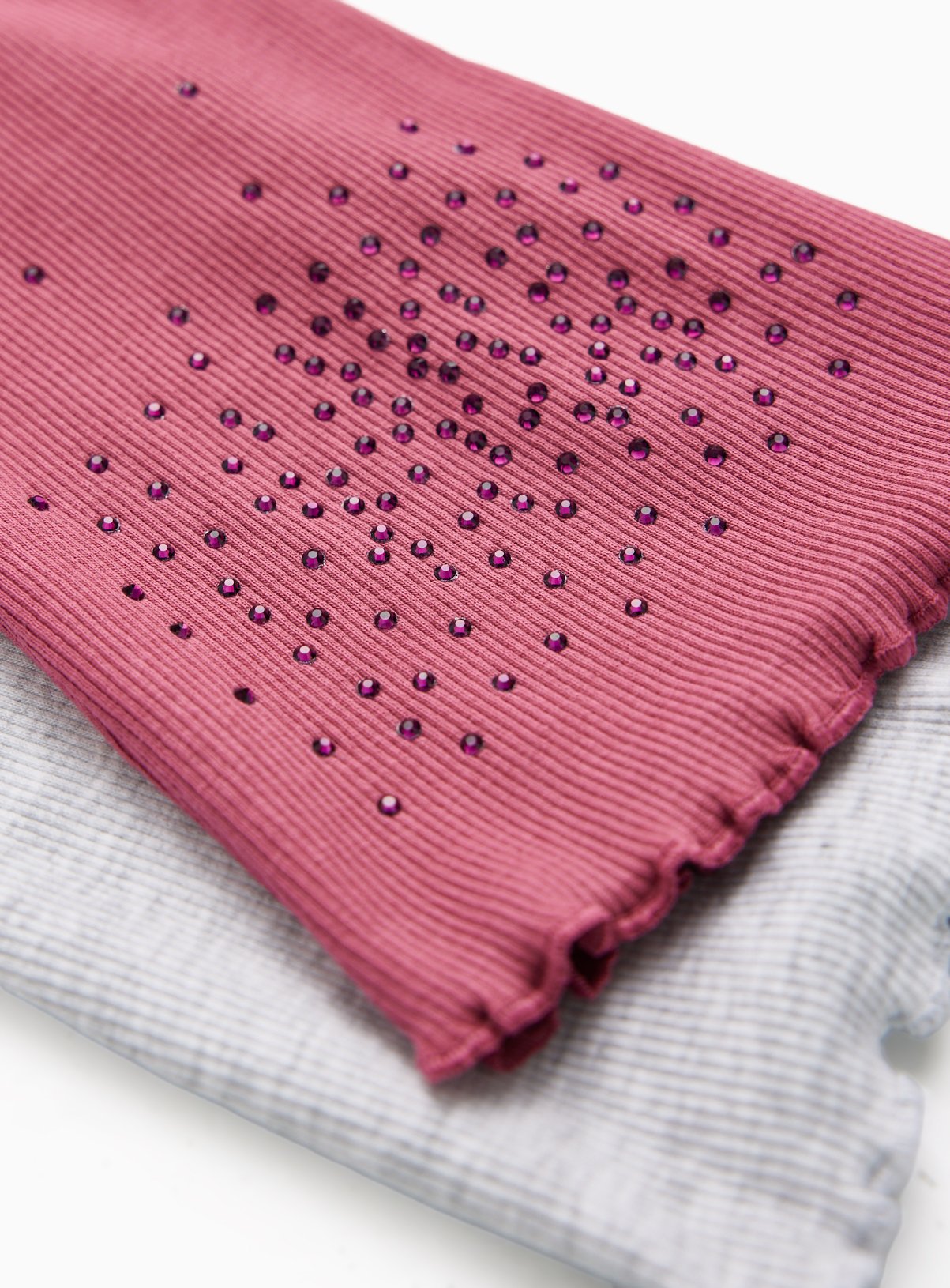 Diamanté Flared Leggings 2 Pack 7-8 years - Image 2 thumbnail