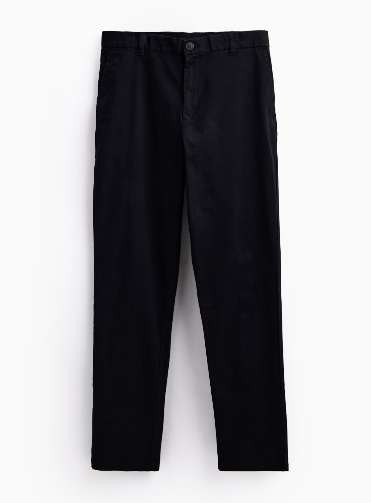 Black Straight Fit Chinos 32L - Image 3 thumbnail