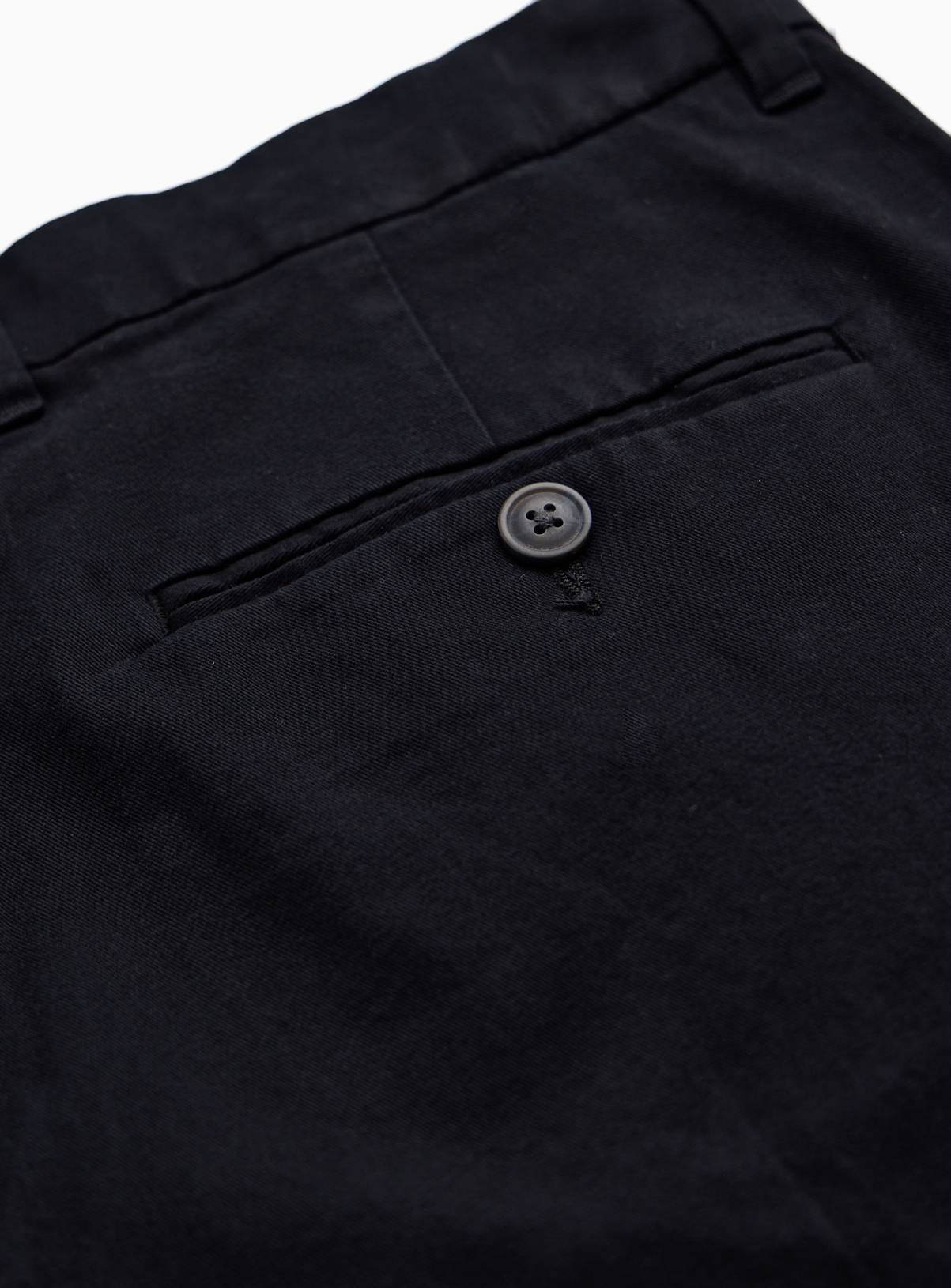 Black Straight Fit Chinos 32L - Image 4