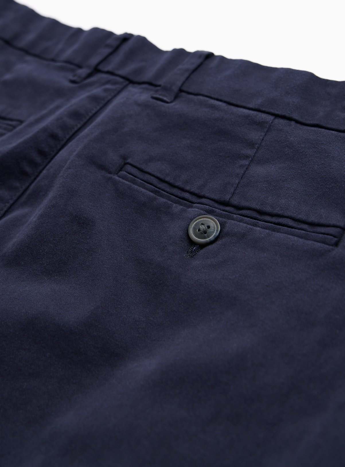 Navy Straight Fit Chinos 44L - Image 4 thumbnail