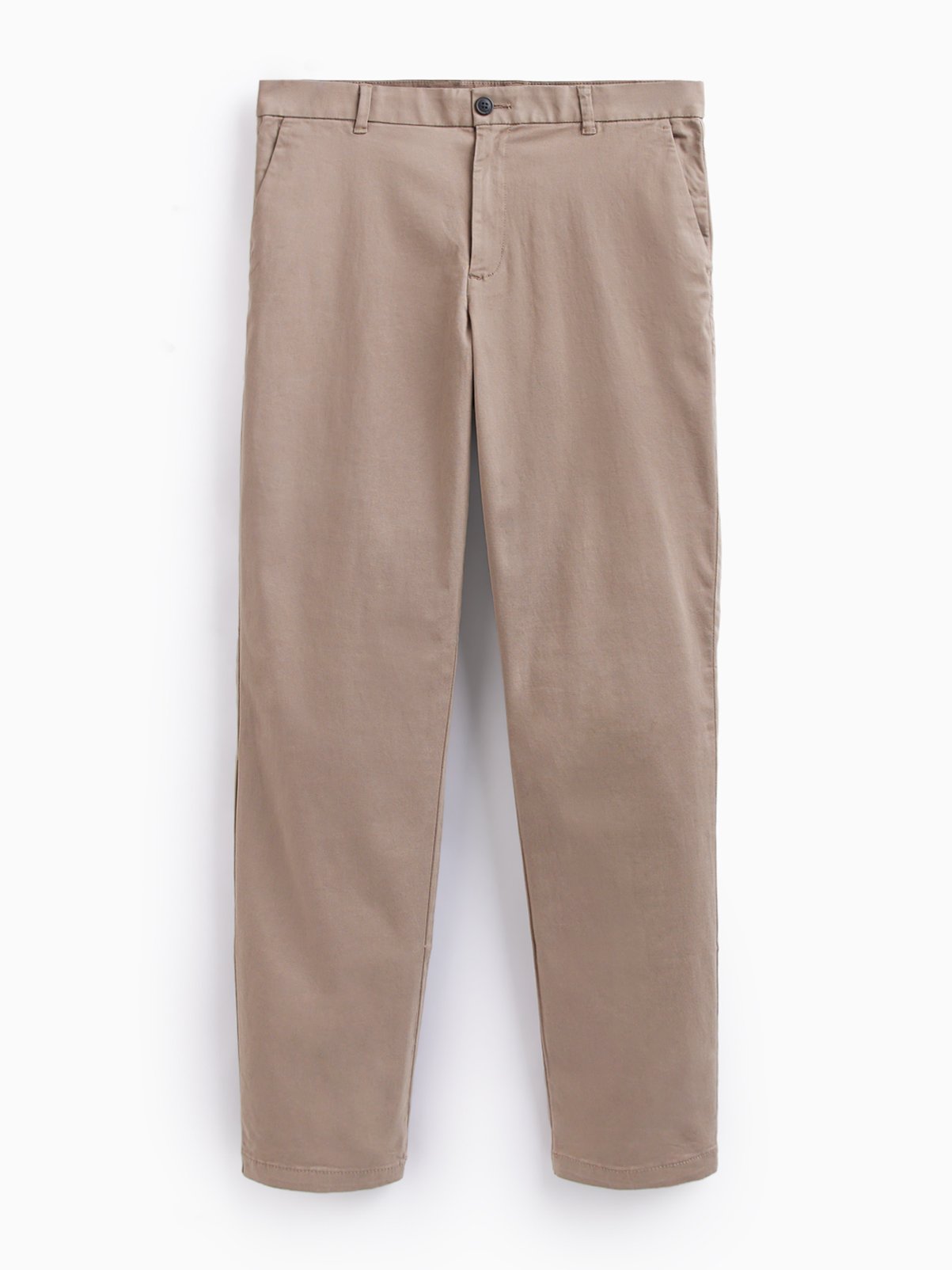 Desert Taupe Straight Fit Chinos 34L - Image 3 thumbnail