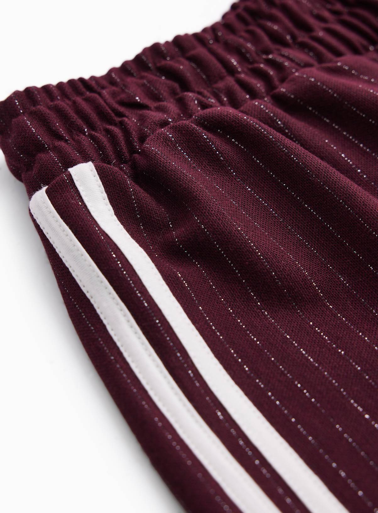Burgundy Track Pants 11 years - Image 2