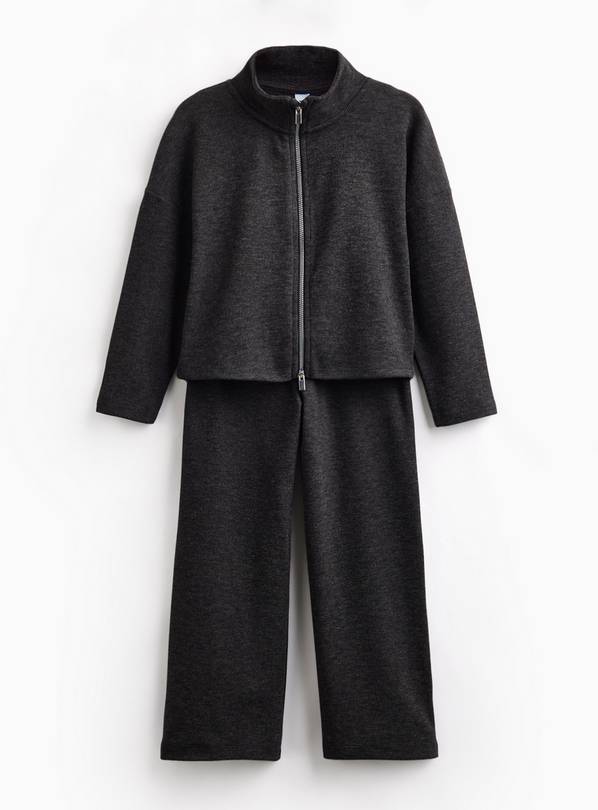 Soft Jersey Funnel Neck Zip-Through Set 7 years