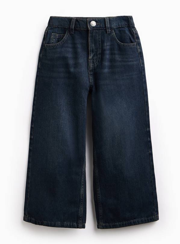 Blue Black Wide Leg Jeans 6 years