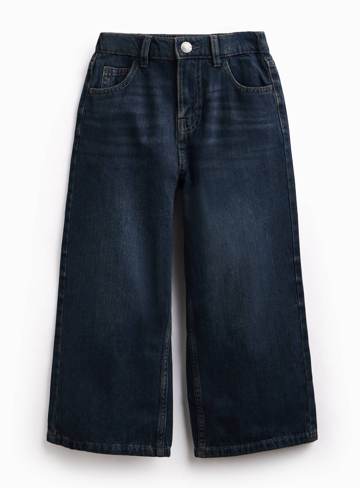 Blue Black Wide Leg Jeans 8 years - Image 1