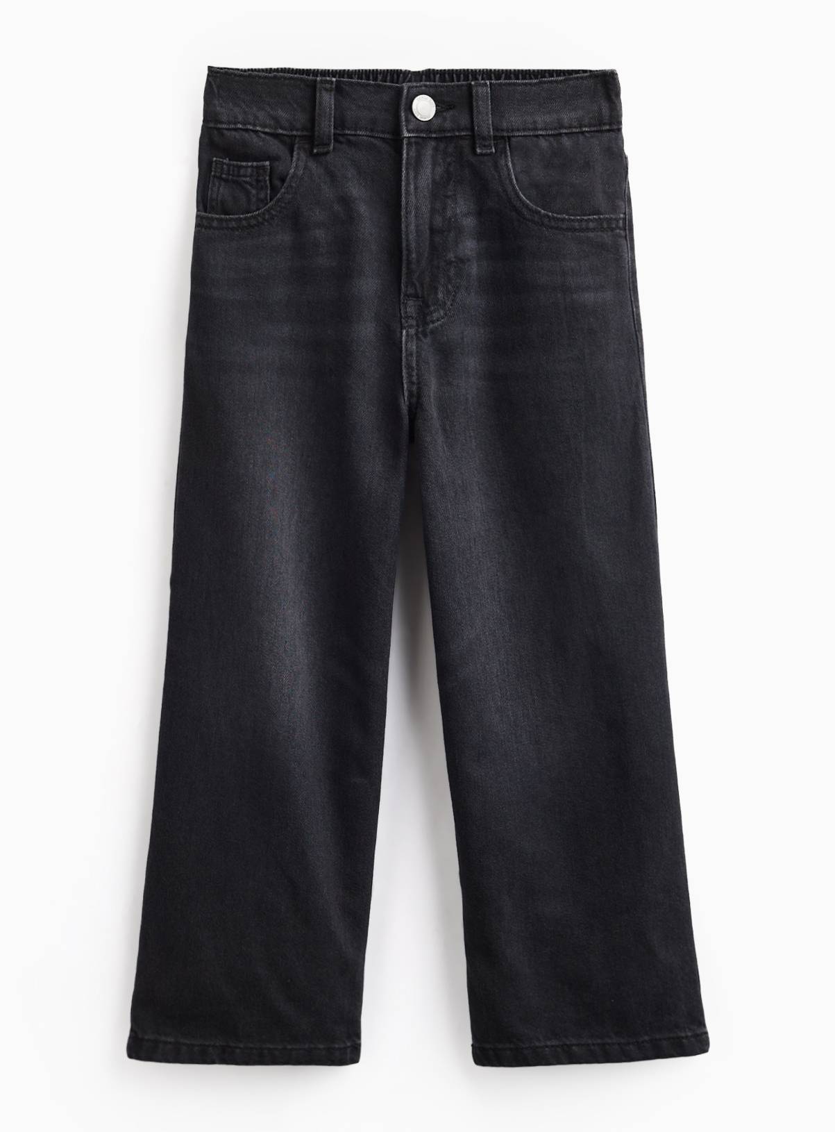 Black Denim Wide Leg Jeans 13 years - Image 1