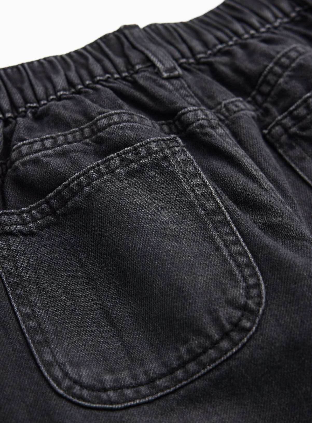 Black Denim Wide Leg Jeans 13 years - Image 2 thumbnail