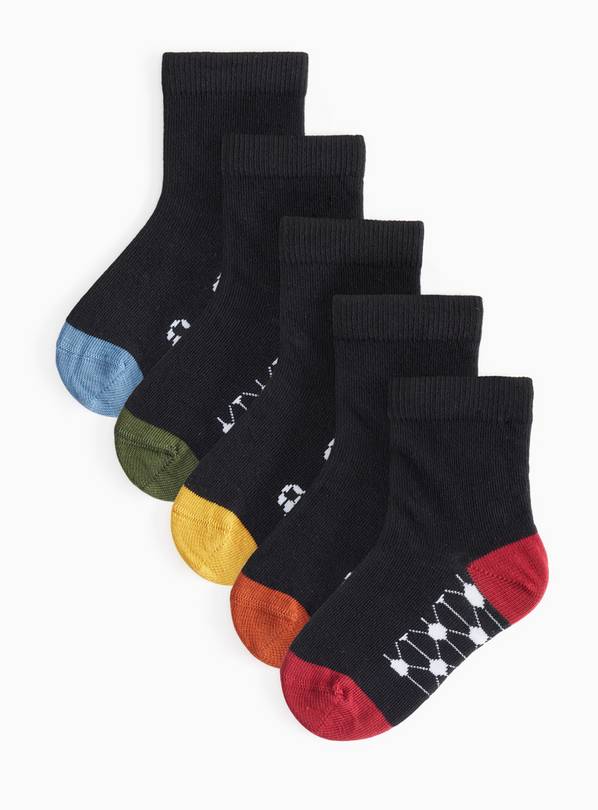 Football Socks 5 Pack 9-12 Infant