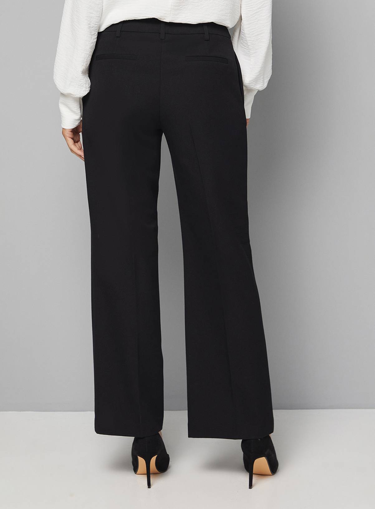 WALLIS Black Smart Wide Leg Trousers 16 - Image 4