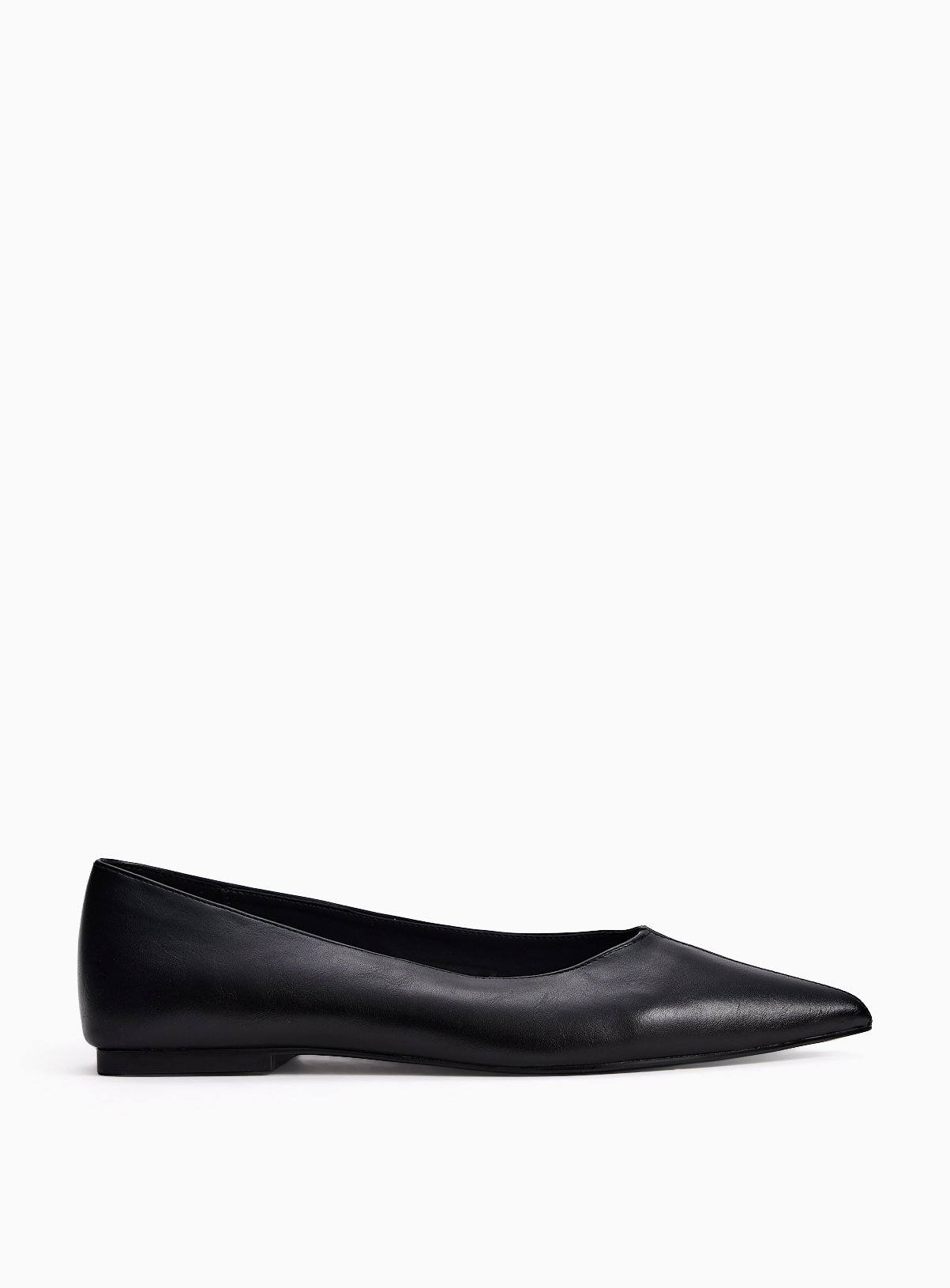 Black Pointed Ballerina Shoes 4 - Image 2 thumbnail