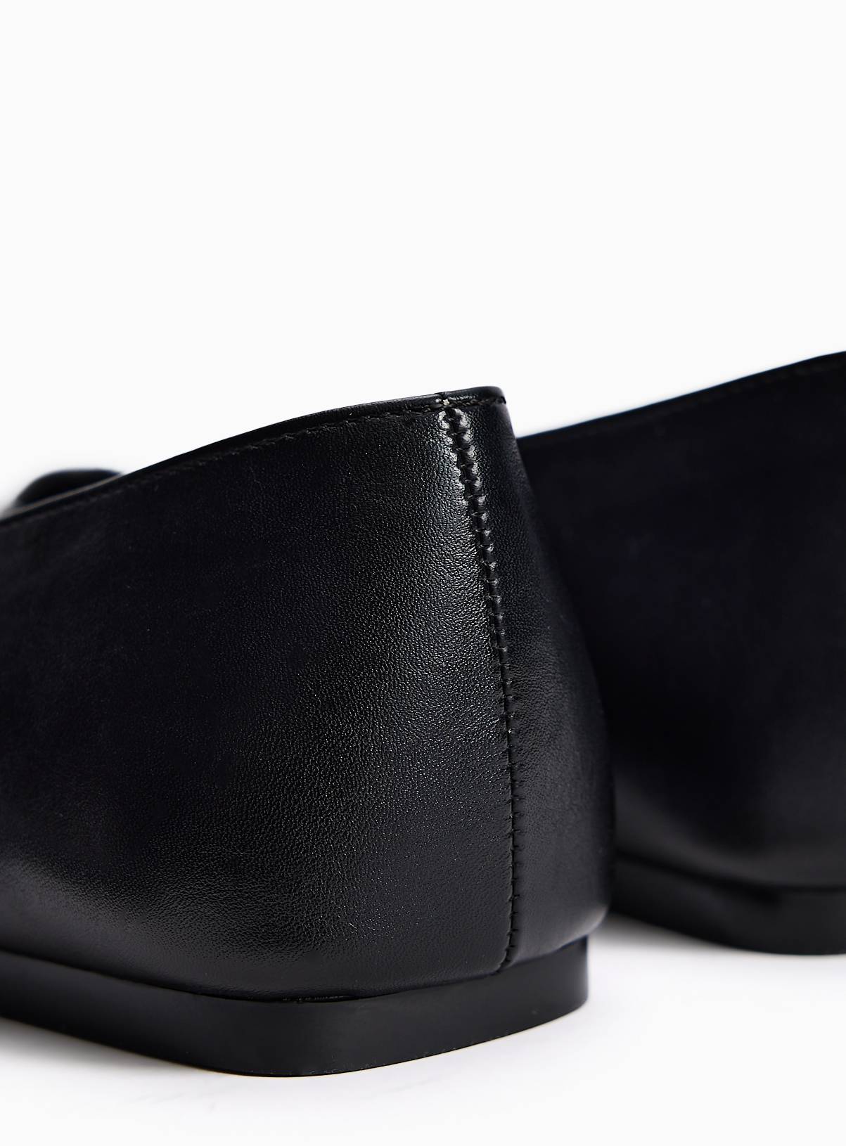 Black Pointed Ballerina Shoes 4 - Image 3