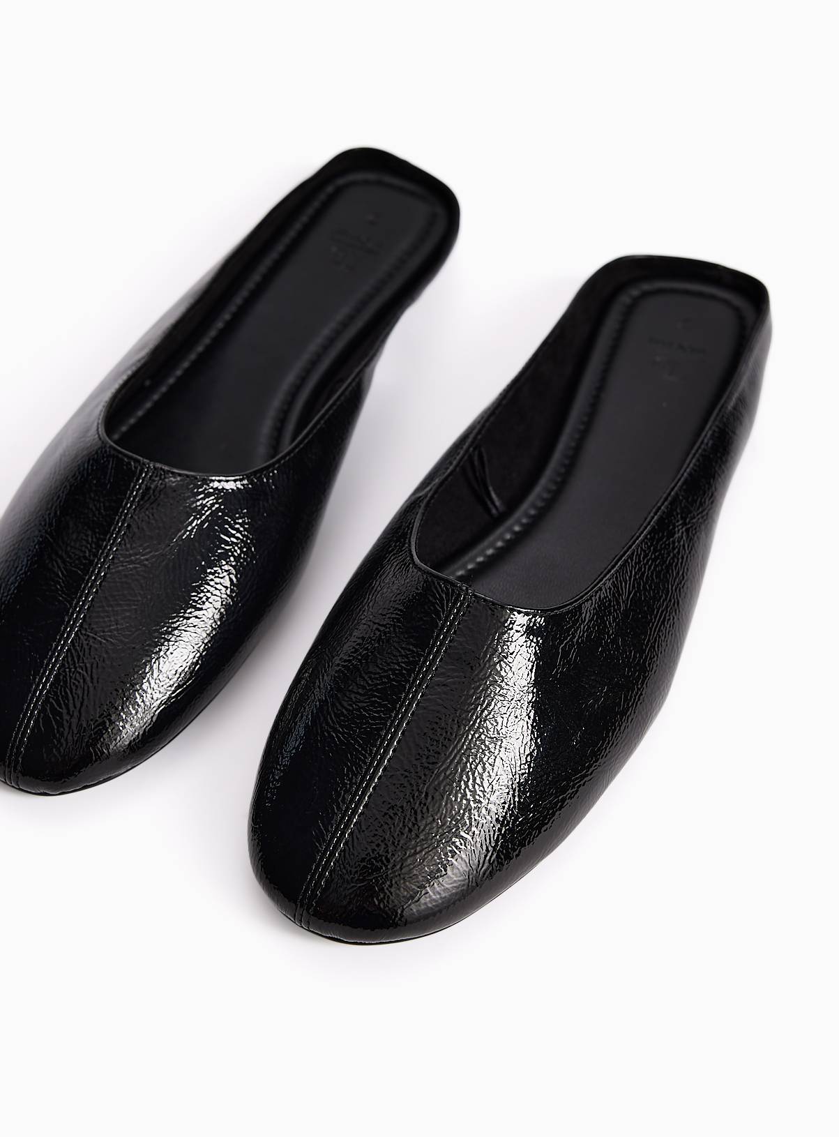 Black Mule Ballerina Shoes 8 - Image 1