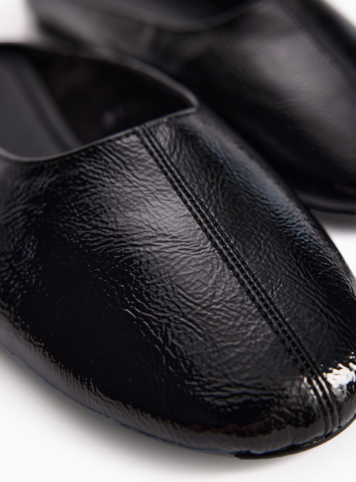 Black Mule Ballerina Shoes 8 - Image 3 thumbnail