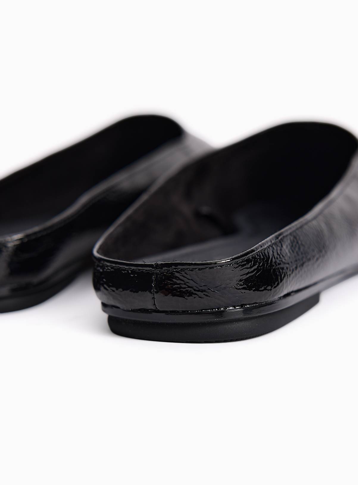 Black Mule Ballerina Shoes 8 - Image 4