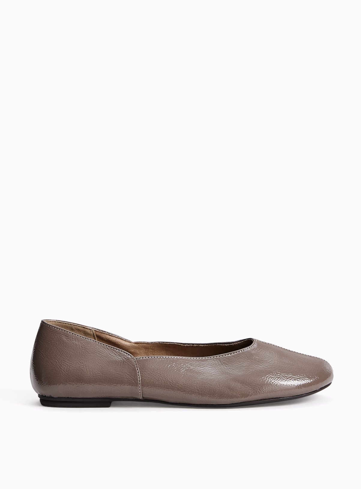 Grey Full-Cut Ballerina Pumps 3 - Image 2 thumbnail