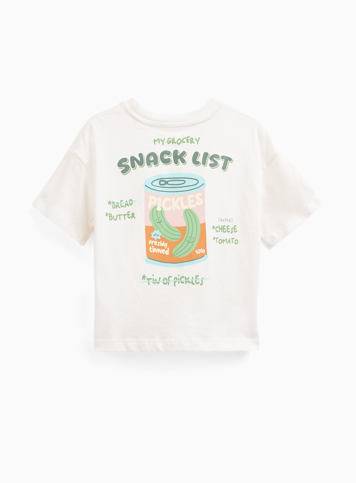 Snack List Logo T-Shirt 4-5 years - Image 3 thumbnail