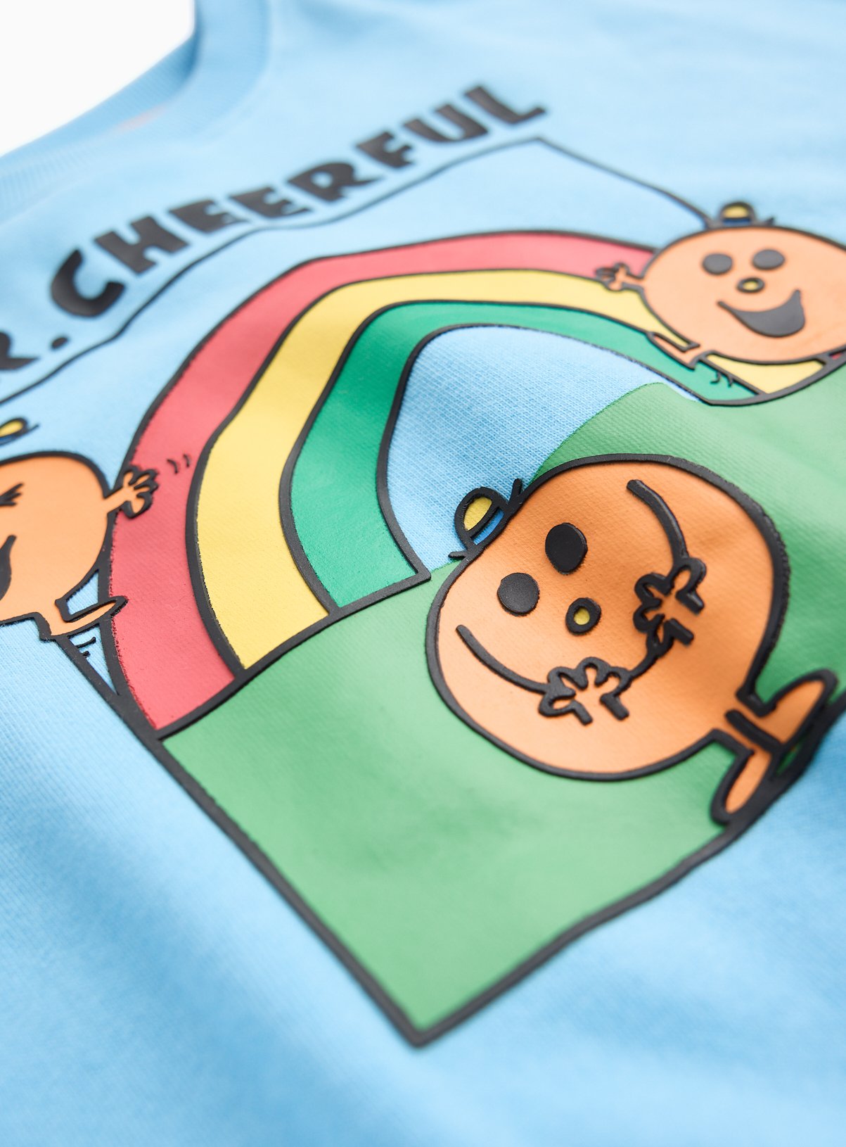 Mr Men Mr Playful Rainbow Crewneck Sweater 3-4 years - Image 2 thumbnail